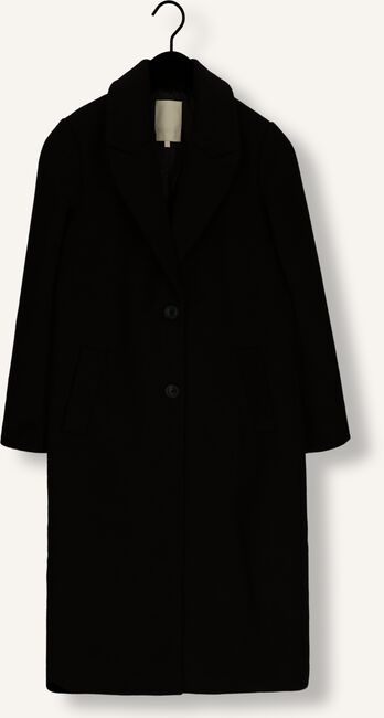 Zwarte NOTRE-V Mantel WOOL COAT Zwarte NOTRE-V Mantel WOOL COAT - large