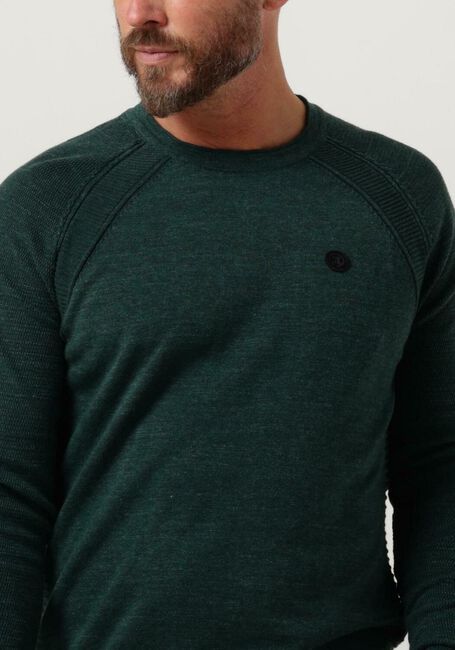 CAST IRON Pull CREWNECK COTTON HEATHER PLATED CREWNECK en vert - large