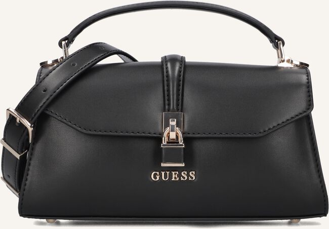 Zwarte GUESS Handtas QUEENSLAND TOP HANDLE FLAP Zwarte GUESS Handtas QUEENSLAND TOP HANDLE FLAP - large