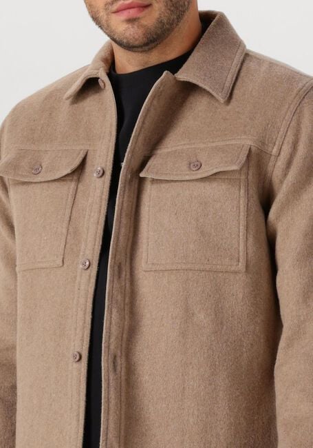 Camel PURE PATH Overshirt REGULAR FIT FLANNEL OVERSHIRTS - large