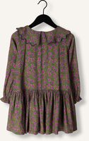 Olijf YOUR WISHES Mini jurk VIVID FLOWER COLLAR DRESS Olijf YOUR WISHES Mini jurk VIVID FLOWER COLLAR DRESS - medium