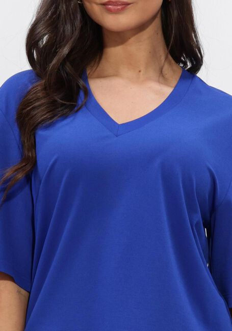 STUDIO ANNELOES Haut Fiore vneck t-shirt Cobalt - large