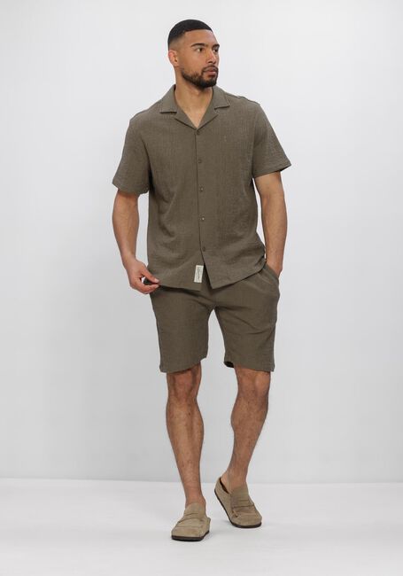 BUTCHER OF BLUE Chemise d&eacute;contract&eacute; RIPLEY STRUCTURE SHIRT en vert - large