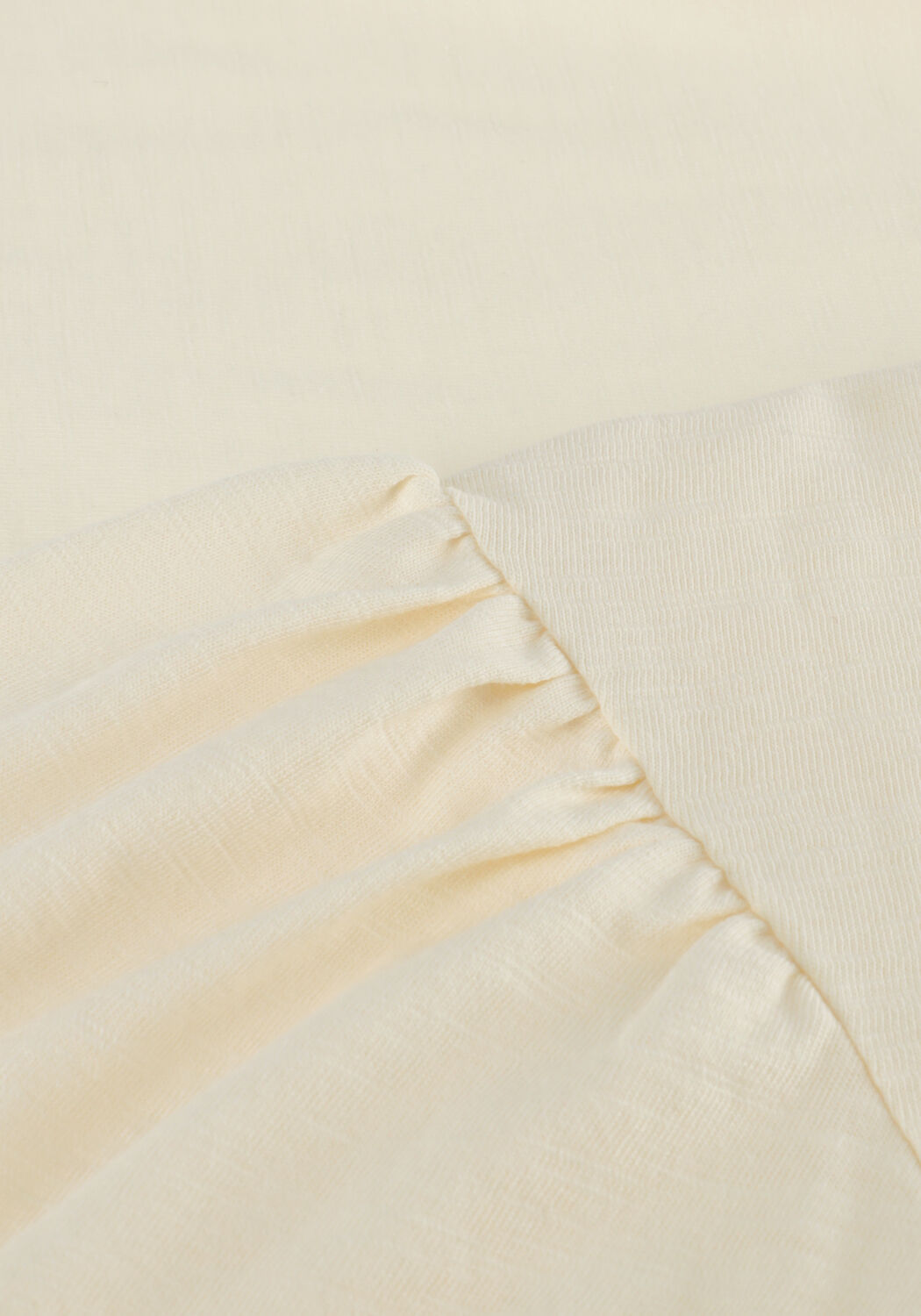 LIKE FLO T-shirt ESTELLE FLO TEE WITH RUFFLE Cr&egrave;me - large