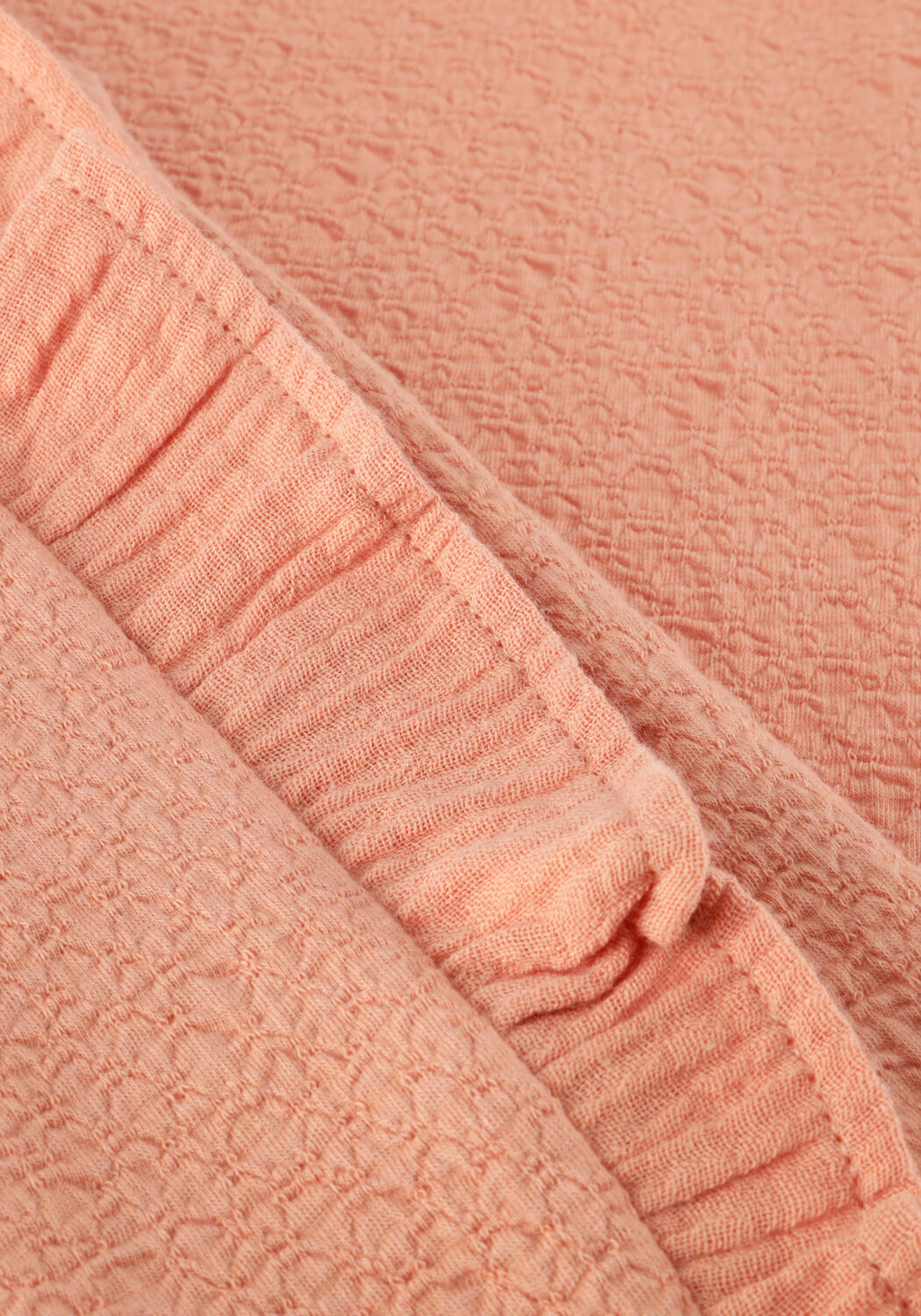 DAILY7 Haut T-SHIRT RUFFLE en orange - large