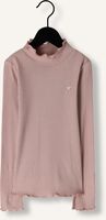 LIKE FLO EEF RIB COL Hauts & T-shirts en rose LIKE FLO EEF RIB COL Hauts & T-shirts en rose - medium
