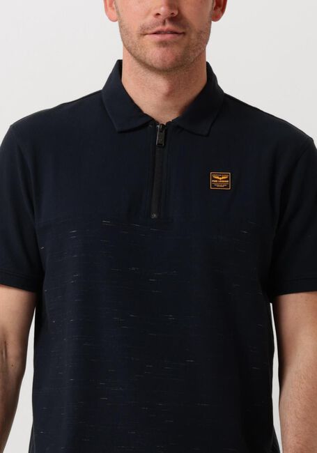 PME LEGEND Polo SHORT SLEEVE POLO CARGO INJECTED BLOCK en bleu - large