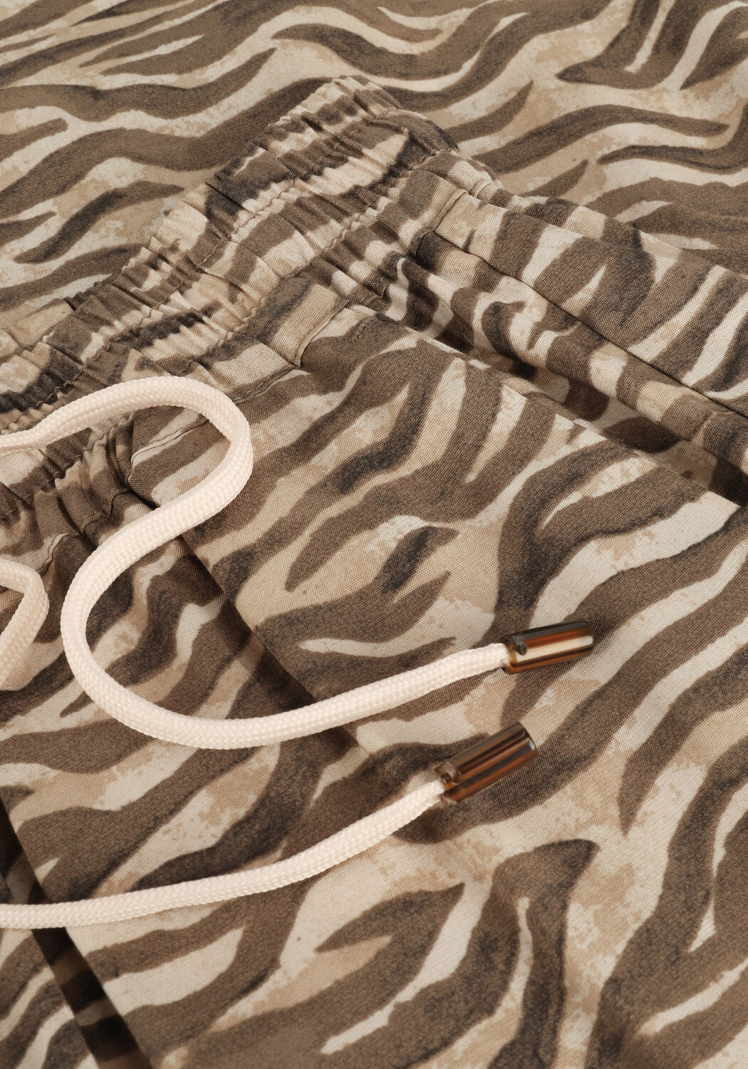 SCOTCH & SODA Pantalon ELASTICATED MID-RISE REGULAR-LENGTH PANTS en marron - large