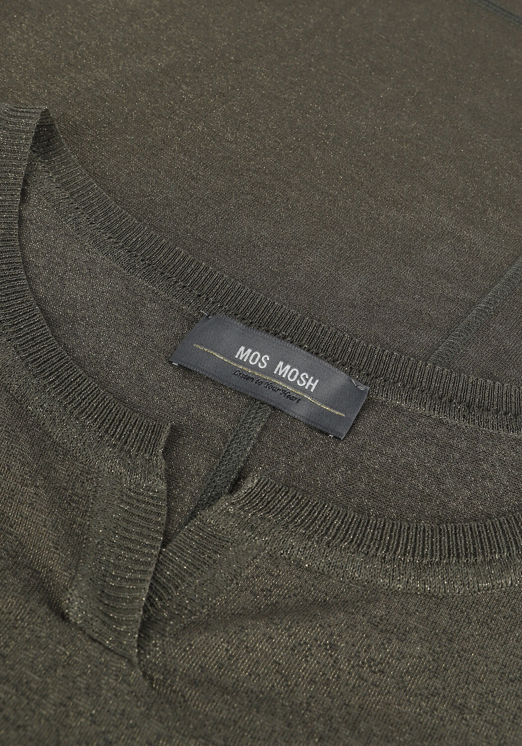 MOS MOSH Haut KIARA 3/4 BLOUSE en vert - large