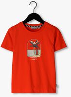 MOODSTREET T-shirt T-SHIRT WITH CHEST PRINT en orange - medium