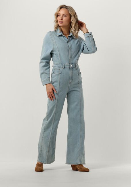 Blauwe ANOTHER LABEL Jumpsuit LAUREN DENIM JUMPSUIT L/S - large