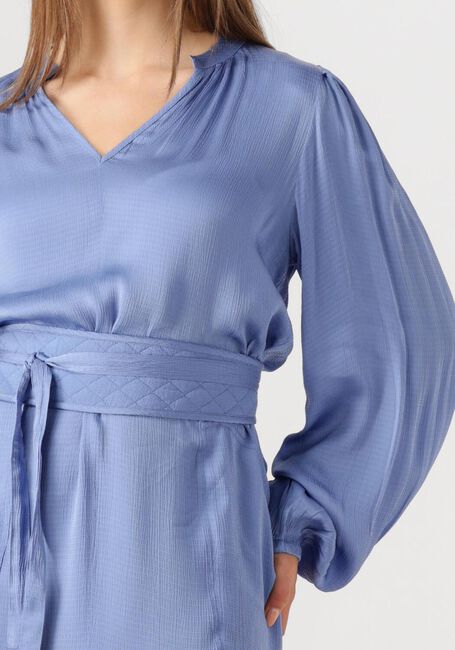 Blauwe LOLLYS LAUNDRY Jurken PARISLL MIDI DRESS LS - large