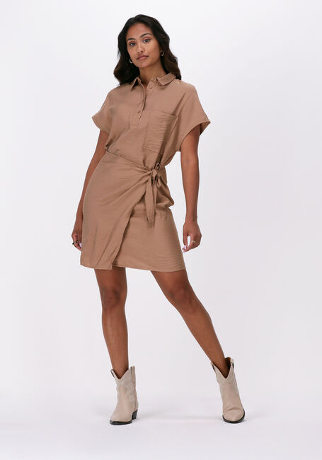 ANOTHER LABEL Mini robe DAPHNE DRESS en camel - large
