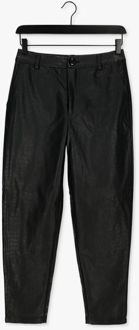 ALIX THE LABEL Pantalon LADIES WOVEN FAUX CROCO MOM PANTS en noir - large