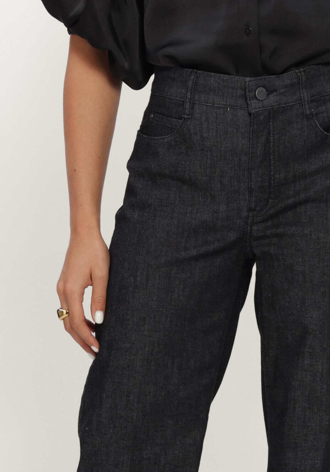 MAC Wide jeans 0357L DREAM WIDE AUTHENTIC WIDE LEG Bleu fonc&eacute; - large
