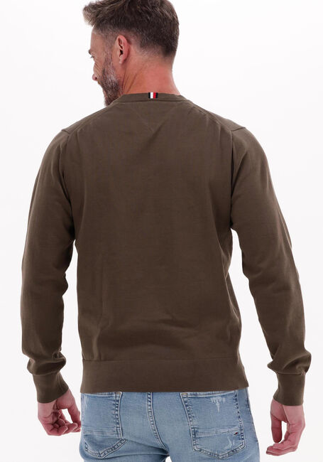 TOMMY HILFIGER Pull 1985 CREW NECK SWEATER en vert - large