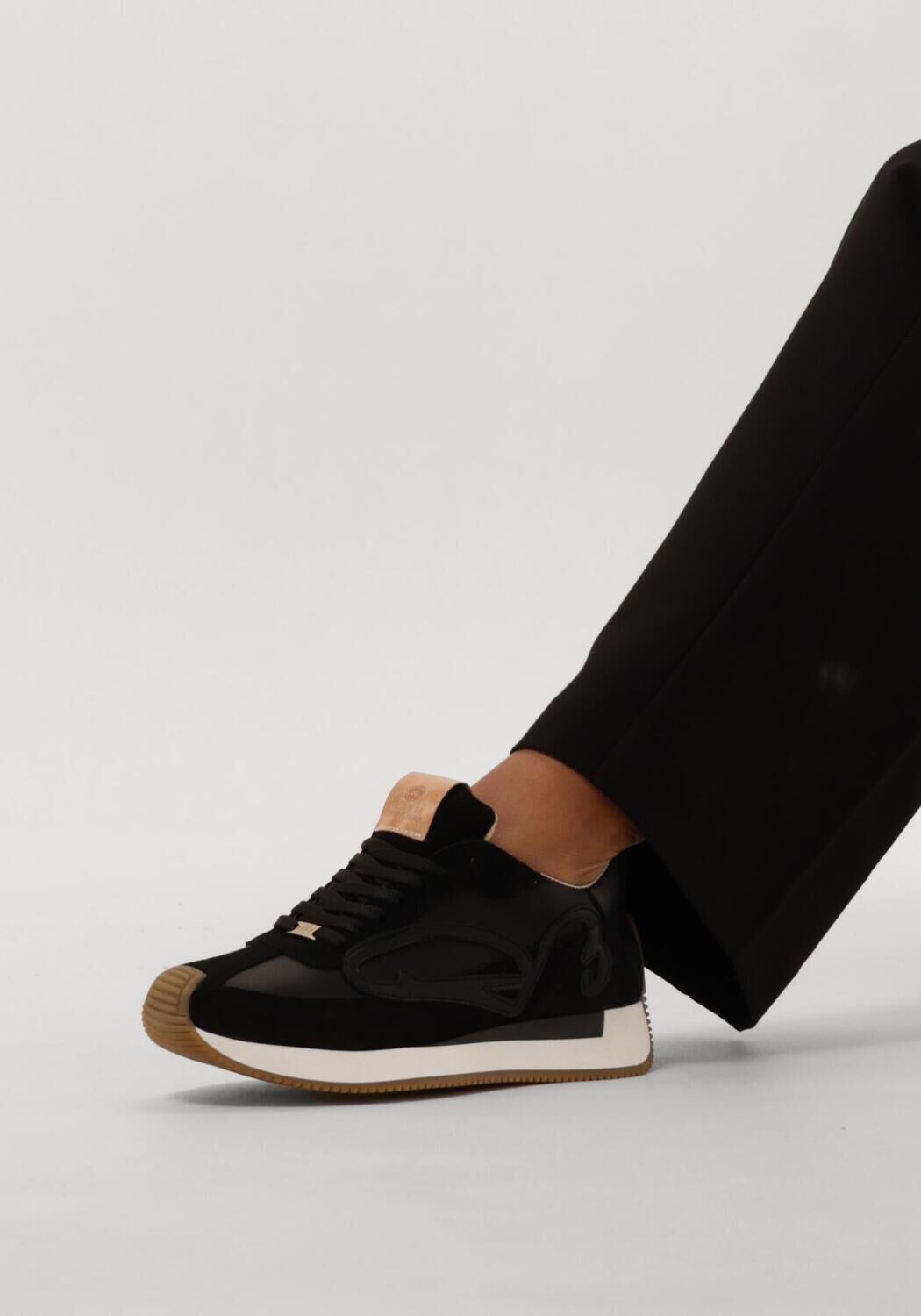 Zwarte FRED DE LA BRETONIERE Sneakers YENTL SIGN - large