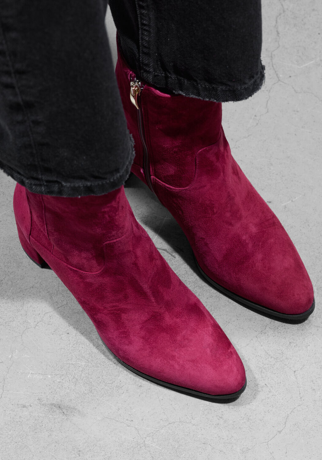 Rode LINA LOCCHI Enkellaarsjes 8543 - large