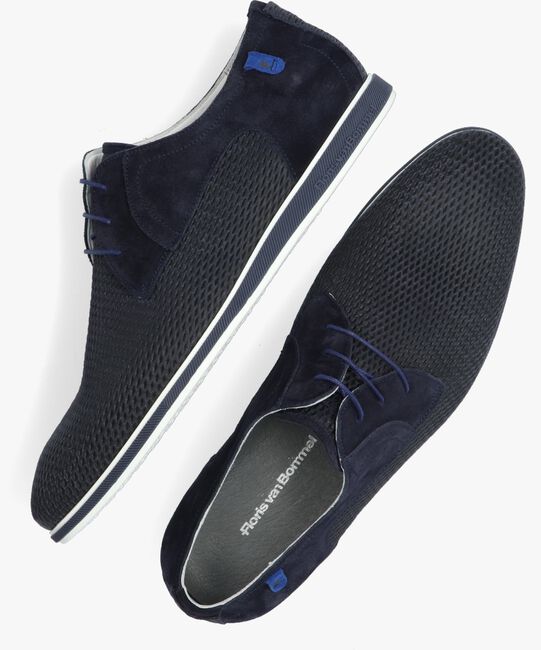 FLORIS VAN BOMMEL 18402 Chaussures à lacets en bleu - large