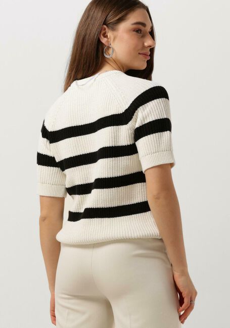 SELECTED FEMME Pull SLFBLOOMIE SS KNIT O-NECK en blanc - large