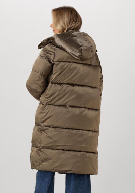 Groene CALVIN KLEIN Gewatteerde jas MONOLOGO ND SHINY LONG PUFFER - large