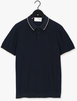 Blauwe SELECTED HOMME Polo SLHHANK SS KNIT BUTTON POLO