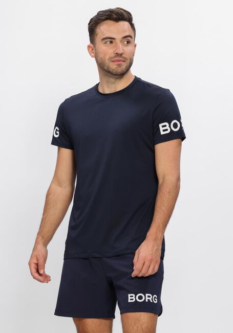 BJORN BORG T-shirt BORG T-SHIRT Bleu fonc&eacute; - large