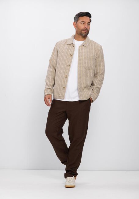 DSTREZZED LINO CHECK OVERSHIRT Surchemises en beige - large