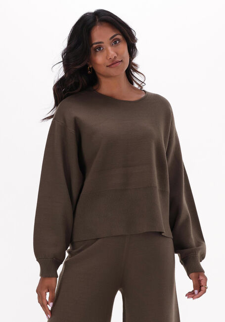 GESTUZ Pull TALLIGZ SHORT PULLOVER 5938 en vert - large