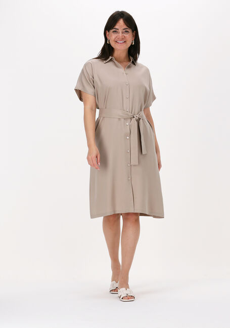 Taupe KNIT-TED Mini jurk CATOO - large
