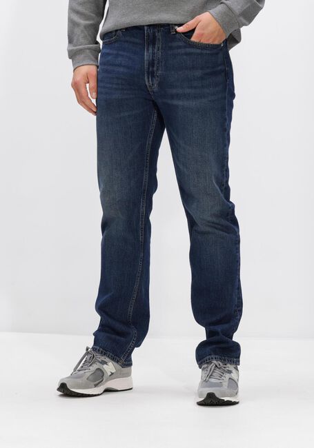 Donkerblauwe CALVIN KLEIN Straight leg jeans STNDRD STRGHT OIL SLICK JEAN - large
