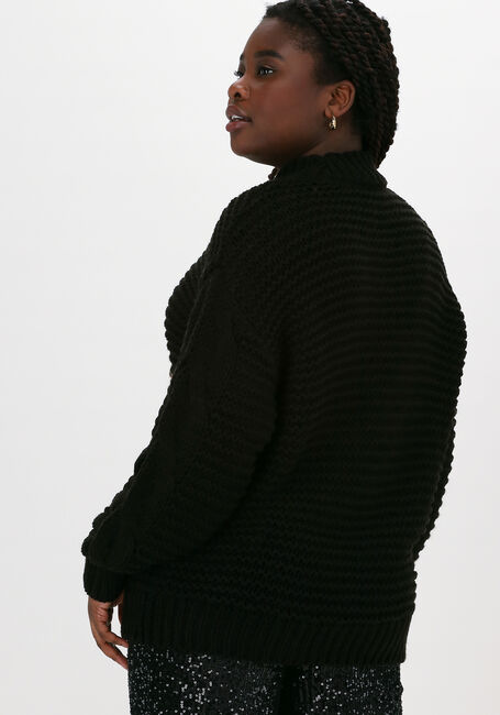 Zwarte NA-KD Trui CABLE KNITTED SWEATER - large