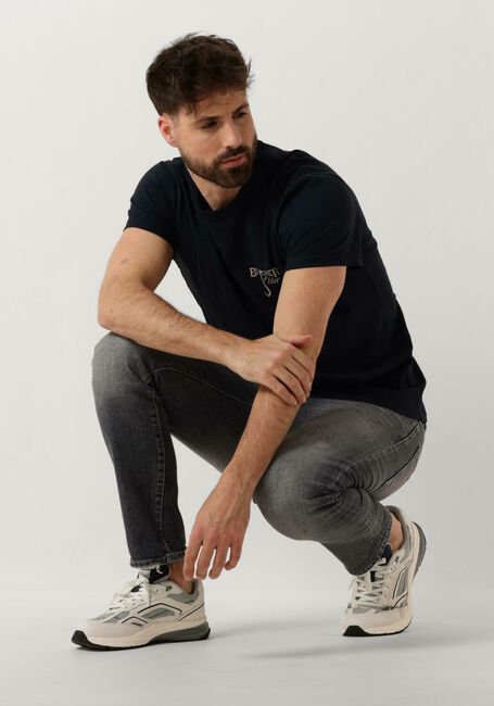 BUTCHER OF BLUE T-shirt FRESCO SMALL VINTAGE TEE en bleu - large