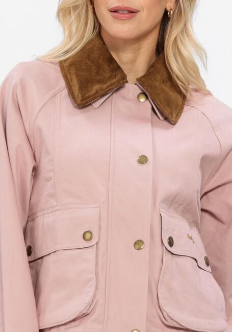 BARBOUR CROPPED BEADNELL CASUAL JACKET Vestes en rose - large