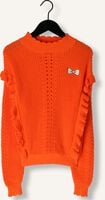 Koraal CARLIJNQ Trui BOW-GIRLS SWEATER WITH RUFFLES Koraal CARLIJNQ Trui BOW-GIRLS SWEATER WITH RUFFLES - medium