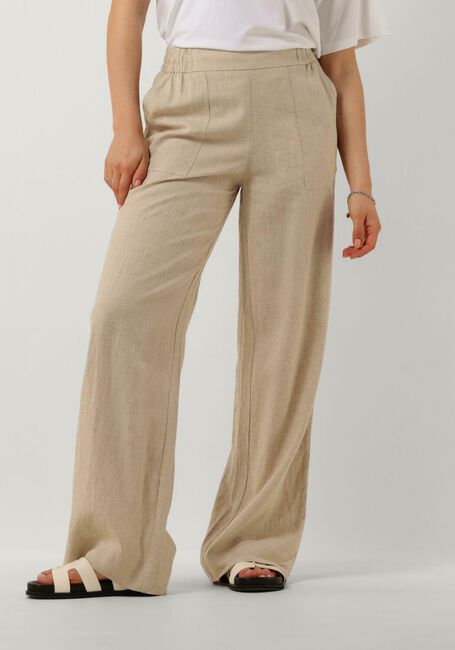 FIVEUNITS Pantalon large LINEA en beige - large