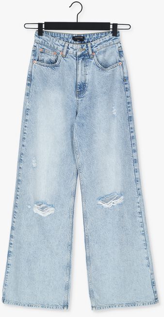 COLOURFUL REBEL Wide jeans GAIA DESTROYED HIGH RISE JEAN en bleu - large