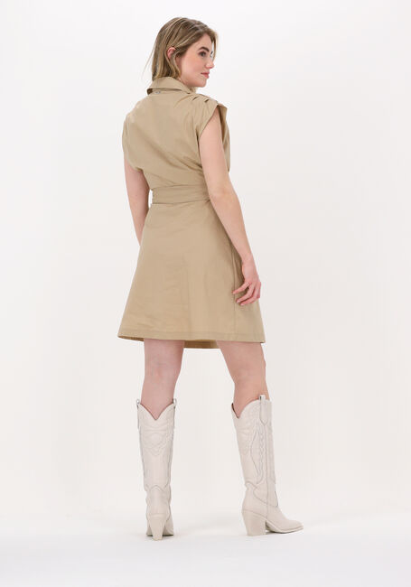 Camel LIU JO Mini jurk ABITO CORTO POPELINE - large