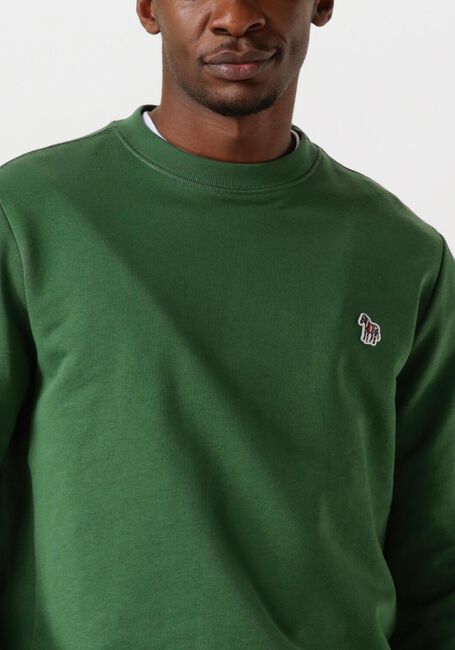 PS PAUL SMITH Chandail MENS REG FIT SWEATSHIRT ZEBRA en vert - large