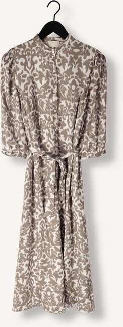 Taupe NOTRE-V Midi jurk SATIN DRESS ONE Taupe NOTRE-V Midi jurk SATIN DRESS ONE - large