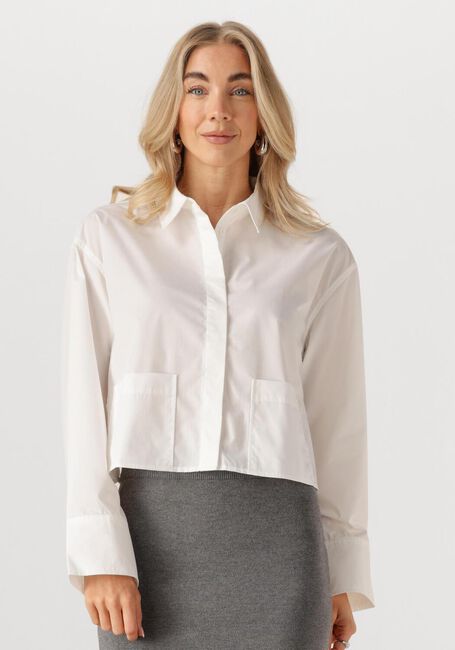 Y.A.S. YASROYALEE LS SHORT SHIRT Blouses en blanc - large