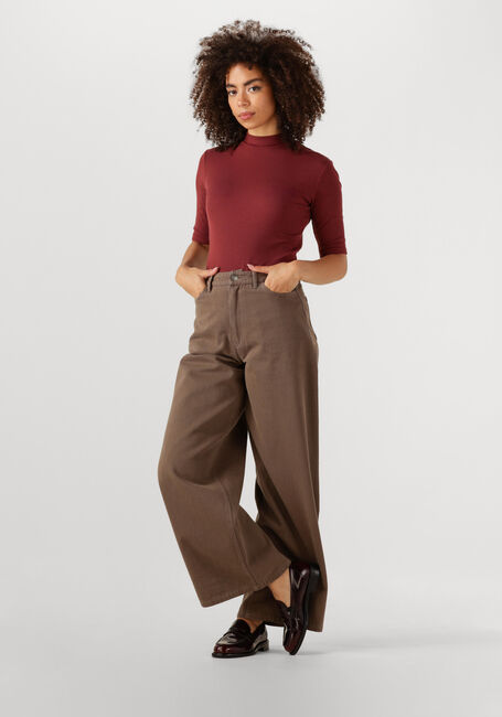 Bordeaux MODSTRÖM Top KROWN T-SHIRT - large