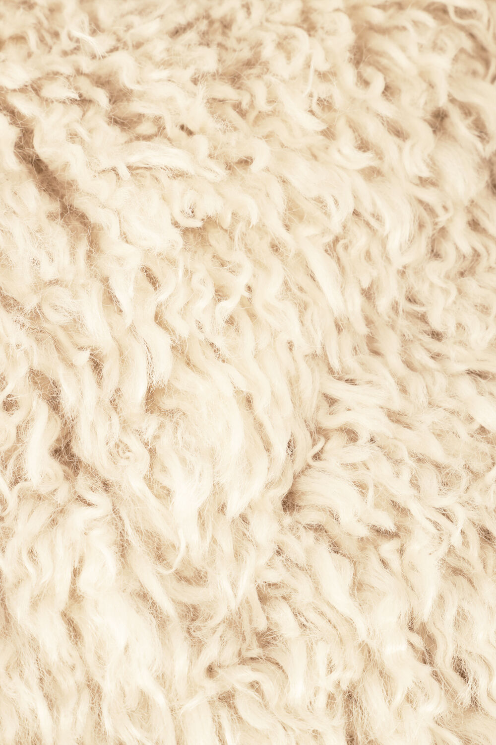 SECOND FEMALE Manteau Teddy OPHIE JACKET en beige - large