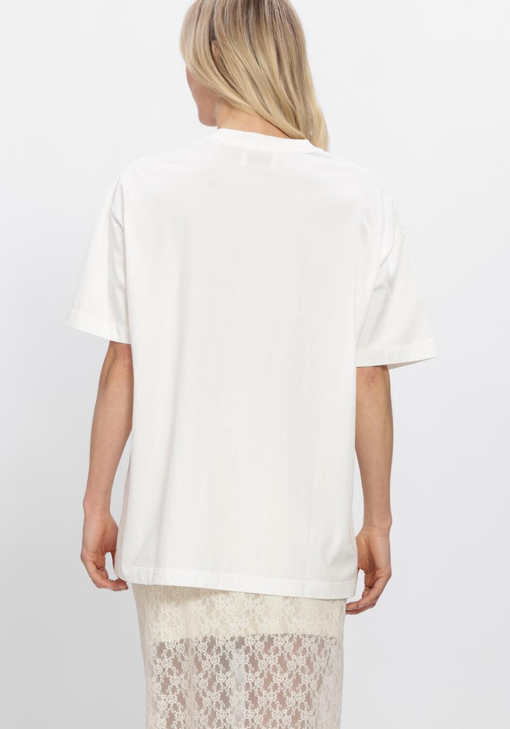 CATWALK JUNKIE OVERSIZED GRAPHIC T-SHIRT Hauts & T-shirts en blanc - large