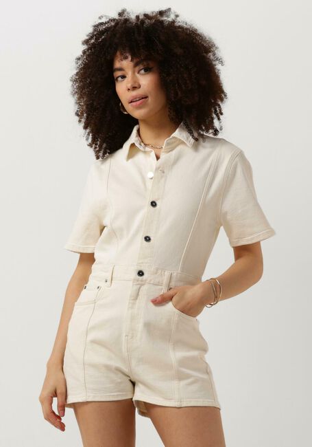 Beige ANOTHER LABEL  LAUREN JUMPSUIT S/S - large