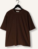 Bruine SELECTED MEN T-shirt SLHLOOSEOSCAR SS O-NECK TEE NOOS Bruine SELECTED MEN T-shirt SLHLOOSEOSCAR SS O-NECK TEE NOOS - medium