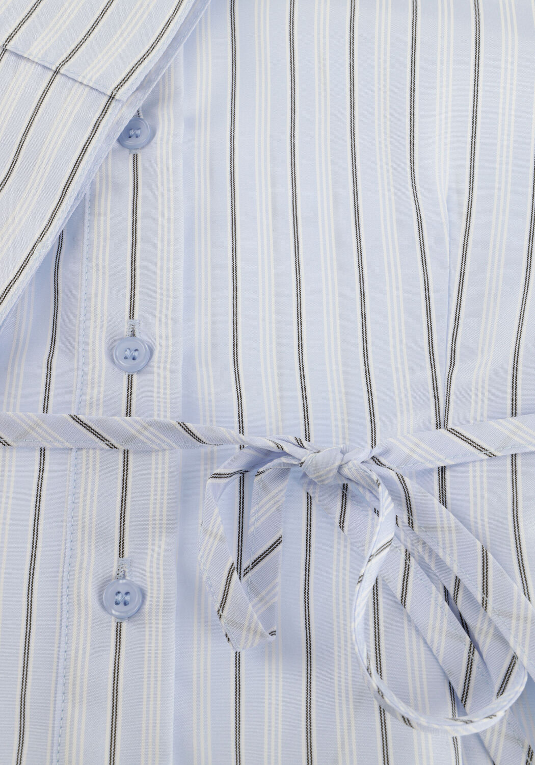 NEO NOIR CLARIDA DOUBLE STRIPE SHIRT Blouses Bleu clair - large