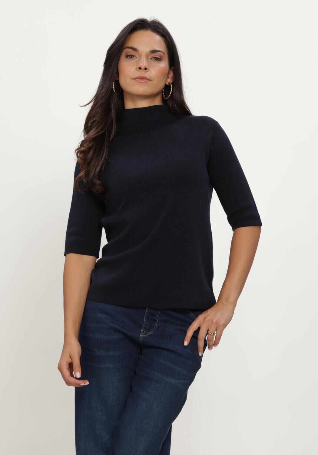 KNIT-TED MOLLY PULLOVER Pulls & Gilets en bleu - large