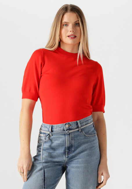 Y.A.S. Pull YASLENA SS KNIT PULLOVER en rouge - large