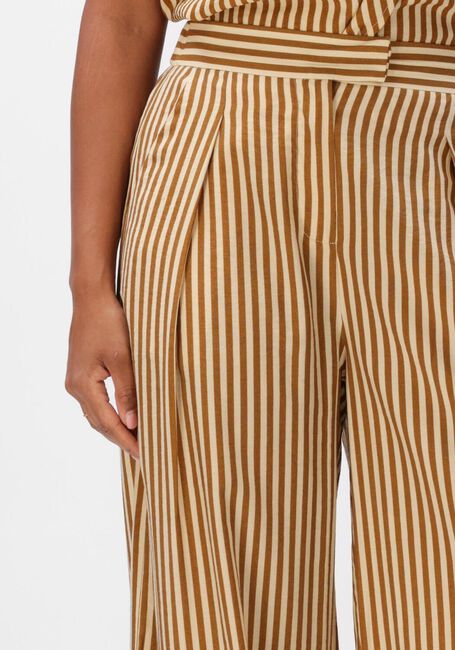 Bruine SUNCOO Wijde broek JORYS - large